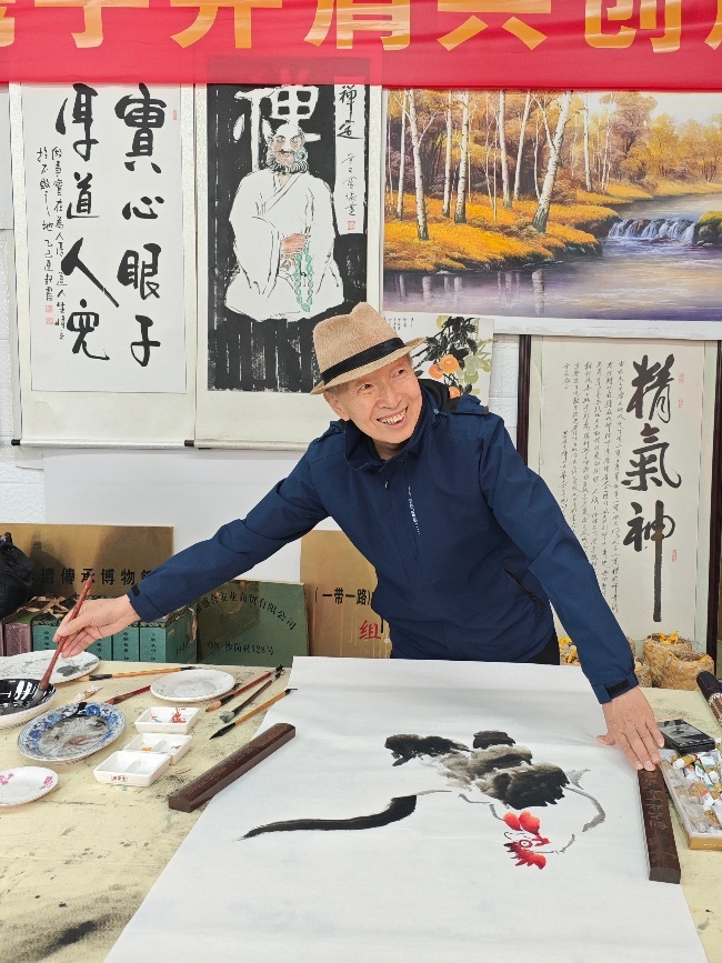 丹青绘瑞景 啸鸣颂泰和—